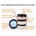 thumbnail image 4 of Taza Para Lente De Cámara, Taza De Café Con Lente De Cámara Aislada De Plástico ABS De Grado Alimenticio, Forro De Acero Inoxidable Para Viajes, 4 of 7