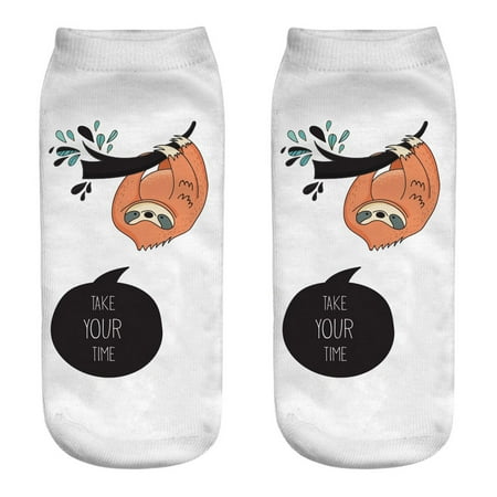 

JCXAGR Casual Work Business Socks 3D Animal Print Medium Sports Socks