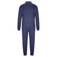 thumbnail image 4 of jsaierl Men's Onesie Pajamas Long Sleeve One Piece Solid Button Down Jumpsuit Romper Sleepwear, 4 of 5