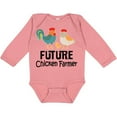 thumbnail image 3 of Inktastic Future Chicken Farmer Childs Boys or Girls Long Sleeve Baby Bodysuit, 3 of 5