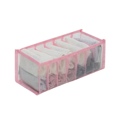 

Sanwood 6/7/11 Grids Underwear Socks Bra Separator Storage Box Wardrobe Drawer Organizer