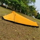 thumbnail image 3 of Tienda de campaña individual ligera, impermeable, portátil, para exteriores, para mochileros, color amarillo, 3 of 5