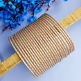 thumbnail image 2 of Efulgenz Indian Bangle Set Plain Metal Bangles for Women Two Dozen Wedding Bangles Set Plain Alloy Bangles Bollywood Bracelets Bridal Bangle Set Fashion Jewelry Accessories for Women (24 Pcs) Size 2.6, 2 of 5
