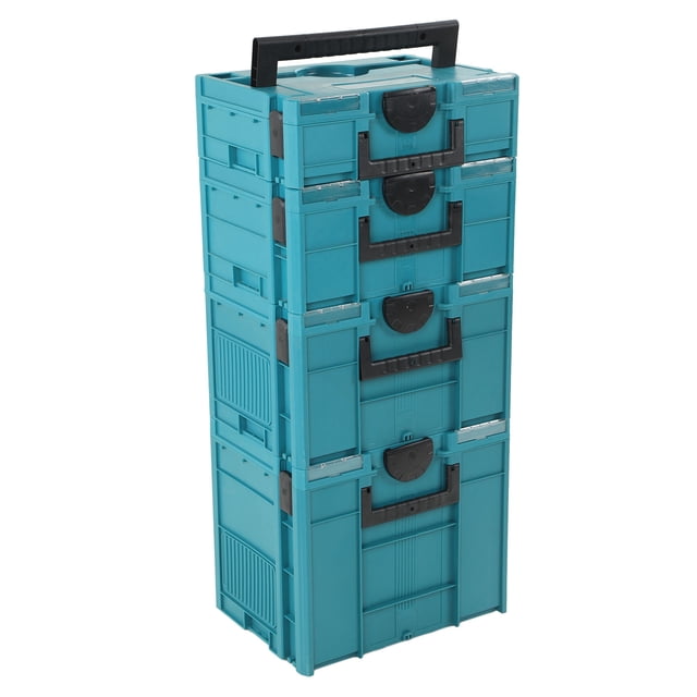 Caja De Herramientas Portátil, Caja De Almacenamiento De Herramientas, Estructura Robusta, Doble Manija, Resistente Para Sujetadores