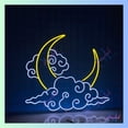 thumbnail image 3 of Shinelab Moon Neon Light, Moon Cloud Led Light, Cloud Neon Light Room Wall Art Decor 2100, 3 of 5