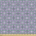 thumbnail image 2 of Ambesonne Abstract Fabric by the Yard Upholstery, Geometric Intricate Shapes, 2 Yards, Violet Quartz, 2 of 5