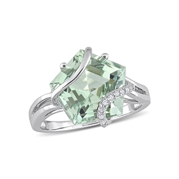 Everly Women's Quartz and Diamond Sterling Silver Ring