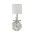thumbnail image 2 of Savoy House 9-1150-1-SN Aubree 1-Light Satin Nickel Sconce (6" W x 15"H), 2 of 6
