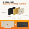 thumbnail image 3 of CONCETTA 8-Drawer Fabric Dresser Storage Chest for Bedroom, Closet, Entryway, Storage Furniture for Adults, Khaki, 3 of 6