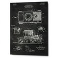 thumbnail image 2 of Epic Graffiti  "Camera, 1936 Blueprint Patent Chalkboard" Giclee Canvas Wall Art, 12" x 18" 26" x 40", 2 of 3