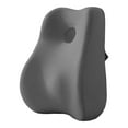 thumbnail image 2 of BELOVING Lumbar Support Pillow Portable Compact Soft Memory Foam for Home Office Sofa Gray, 2 of 10
