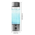thumbnail image 6 of Opvise Upgraded SPE/PEM Hydrogen Water Bottle | NSF-42 Certified 1400PPB Generator with 9.13in Borosilicate Glass & Smart Health Tracking | USB-C Fast Charge, 6 of 8