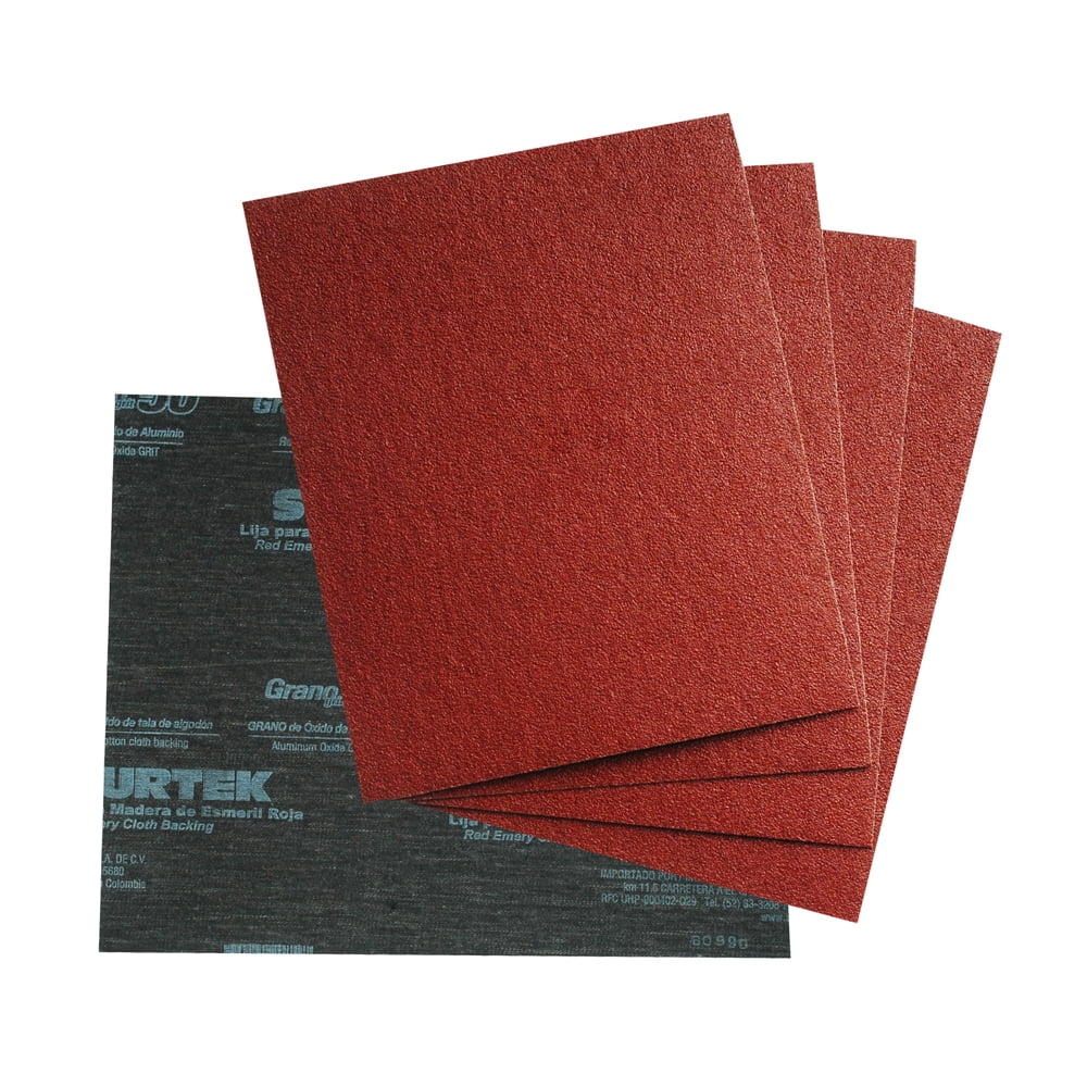 Surtek Red Emery Sandpaper Grit, 120 grain