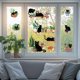 thumbnail image 5 of Adhesivos estáticos para ventanas de gato negro, 1 hoja reutilizable, 120 x 30 cm, extraíbles, de doble cara., 5 of 9