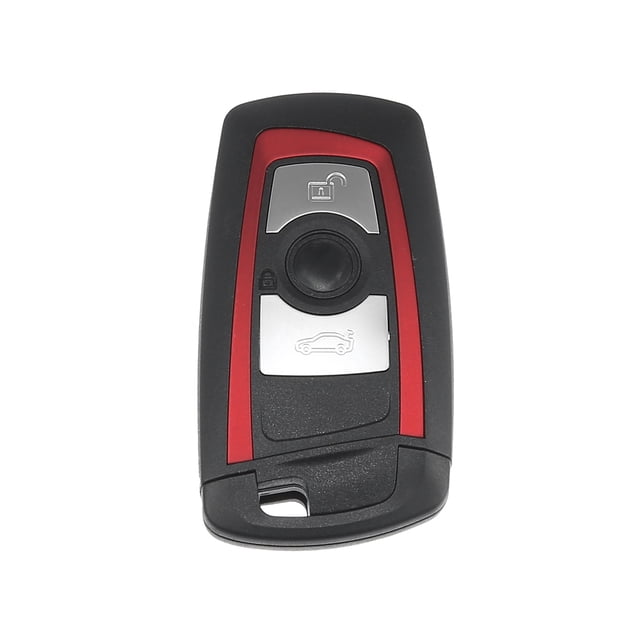 Unique Bargains Car Key Fob Shell 3 Button Remote Control Key Case Keyless Entry Housing Silver Tone for BMW X5 X6 525i 335i 2004-2011