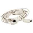 Woods Extension Cord with Switch, 9Outlet, 15Foot, White