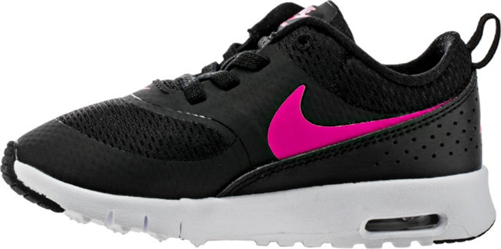 little girls nike kid thea size 13 black and pink