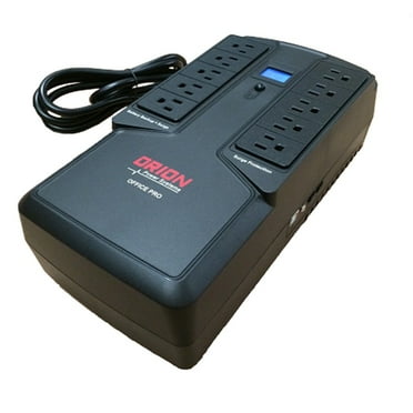 Orion Power Office Pro LCD Flat Style 550VA/330W UPS Battery Backup w/ Touchscreen LCD