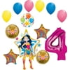 Wonder Woman 4th Birthday Party Supplies Balloon Bouquet Decorations