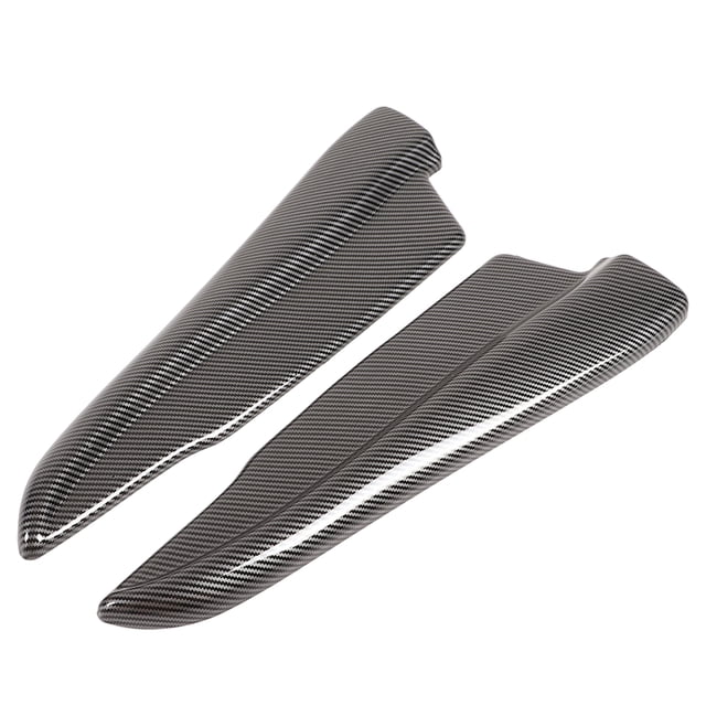 Par de parachoques trasero Bling Bling Estilo fibra de carbono Universal