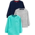 thumbnail image 1 of Shirts Simple Joys by Carter's para niños pequeños, manga larga, 4T, 1 of 4