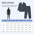 thumbnail image 4 of Lsque Mardi Gras Carnival Pattern Long Sleeve Pajama Set for Men - Soft 2-Piece Sleepwear and Loungewear Set with Pockets, Comfy Nightwear-Medium, 4 of 7