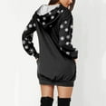 thumbnail image 4 of Pntutb Robe d'Été pour Femmes 2024 Robe Décontractée pour Femmes avec Poche Imprimé de Noël Manches Longues Ample à Capuche Robe pour Femmes, 4 of 6