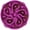 Purple, variant on Fun Feeder Slo Bowl – Large 4‑Cup Capacity, Slow Feeding, Medium to Large Dogs, Non‑Slip, Blue, Notch Pattern