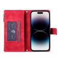 thumbnail image 3 of Heavy Duty Wallet Case for Samsung Galaxy A16 4G/5G, PU Leather Cards Holder Crossbody Strap Zipper Pocket Kickstand Drop Protection Phone Case for Samsung Galaxy A16 4G/5G, Red, 3 of 8