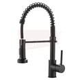 thumbnail image 1 of Llave Mezcladora Monomando De Cocina Negra Mate ESATTO MBF022N, 1 of 4