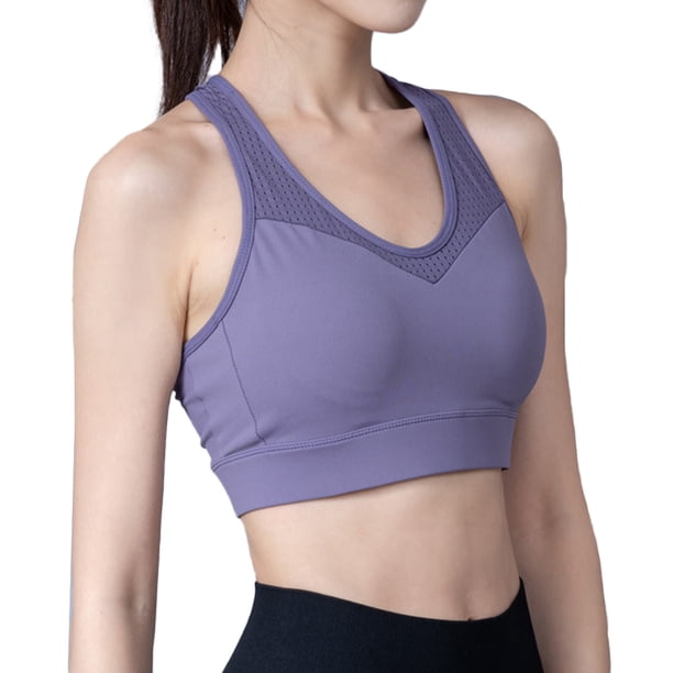Ropa interior deportiva de Yoga con cordones, chaleco cruzado acolchado para mujer, ropa interior deportiva de alto impacto para mujer, ropa interior deportiva acolchada para mujer Zhivalor BST3058719-1