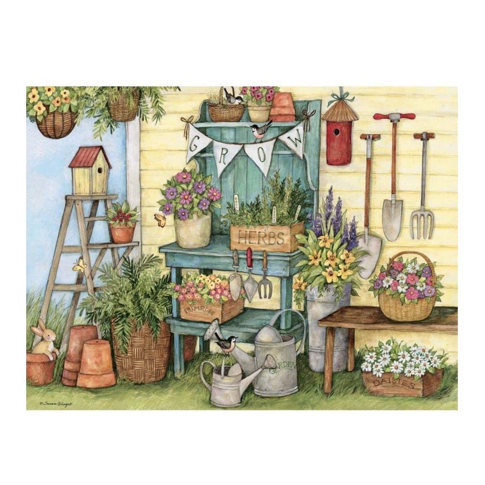 LANG Potters Bench Jigsaw Puzzles, Paper, 500 Piece