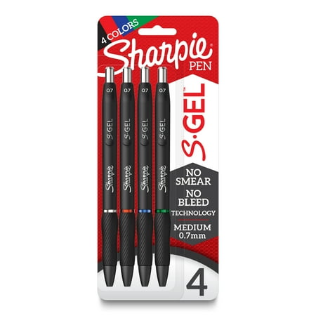 UPC: 0071641186217 | Sharpie S-Gel Pens 0.7 mm Pen Point Size – Assorted Gel-based Ink – 4 / Pack