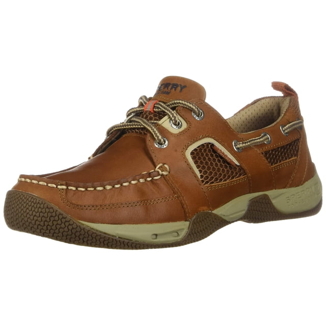 Zapato Náutico Sperry Sea Kite para Hombre en Cuero Sudan Tan Talla 10