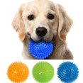 thumbnail image 4 of Methold Paquete de 4 juguetes para masticar mascotas, juego divertido, bola de molienda para masticar, entretenimiento para interiores y Suministros para perros Rojo L, 4 of 6