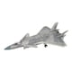thumbnail image 3 of Kits de construcción de aviones de J20 a escala 1:72, decoración realista para el hogar, maqueta de avión para ensamblar en estanterías, bares Estilo A, 3 of 9