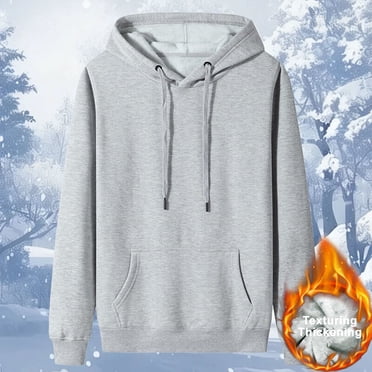 Lyrcatrment Mens Hoodies Sweatshirts Fleece Heavyweight Big and Tall Pullover with Pockets