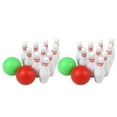thumbnail image 1 of EIGTHTAIL 2 Sets Bowling Ball Model Small Plastic Mini House Accessory Childrens Toys Tabletop Game Micro Scene, 1 of 6