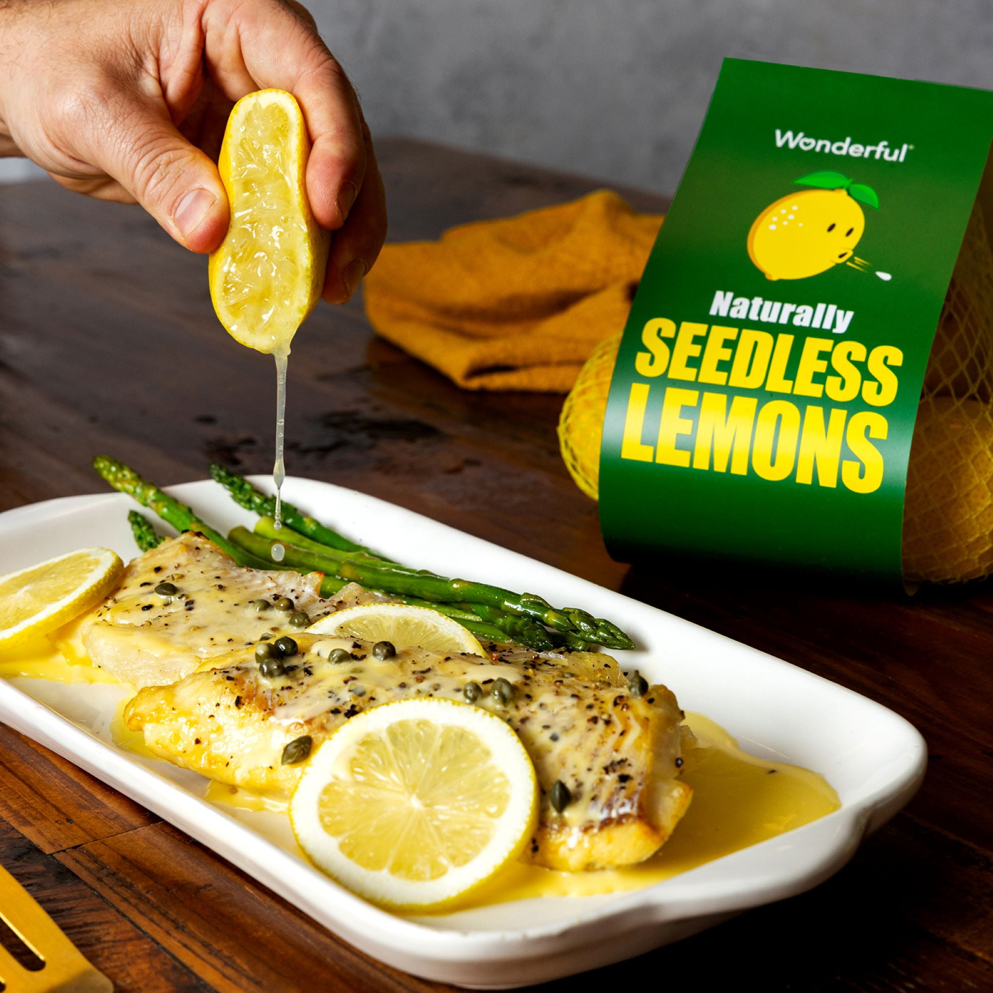Fresh Seedless Lemons, 1 lb Bag