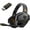 black, variant on Wireless Laptop Headset with Mic for Gaming / Work from Home - Bluetooth Cordless G06 Headphone with Stereo Sound, 100 Hr Playtime, Compatible with Android,iOS,PC,PS4,PS5, Black with Blue