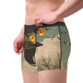 thumbnail image 5 of Cauagu Surreal Floral Mindscape Print Boxer Briefs for Men,Comfortable Breathable Men's Underwear Moisture Wicking Underpants -Small, 5 of 8