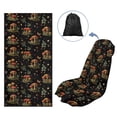 thumbnail image 5 of Xixirimido Car Seat Cover Front Seat Sweat Towel Bucket Seat Covers for Cars SUV Trucks for Gym Workout Running Swimming Beach Hiking, Mushroom Butterfly Starry Night, 2Pack, 5 of 8