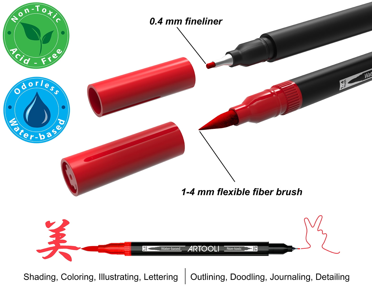 tooli art fineliners