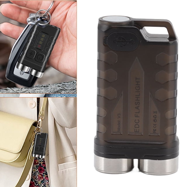 Linterna De Llavero, Mini Luces LED Pequeñas Recargables Por USB Mini Linterna De Llavero Impermeable Para Acampar Al Aire Libre, Senderismo E Iluminación De Emergencia