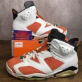 thumbnail image 1 of Ni - ke Air Jordan 6 Retro Gatorade Size 11.5 384664-145 Orange White OG Rare MJ Men’s, 1 of 5
