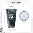 thumbnail image 4 of KLL Forest Black Ghost Warrior Print 40oz Stainless Steel Insulated Car Cup with Spillproof Lid - Keep Your Drink Hot or Cold on the Go-Straw Three-piece Set, 4 of 8