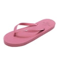 thumbnail image 5 of Women's Simple Flat Flip Flops Non-slip Soft Sole Casual Summer Beach Footwear Pink 37-38, 5 of 9