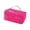 Hot Pink, variant on Btomtd Lightweight Mesh Travel Toiletry Bag, Large Capacity Cosmetic Handbag, Multifunctional Storage Pouch for Bathroom and Travel, Pink