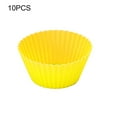 thumbnail image 1 of Koszal 10Pcs Silicone Round Muffin Cup Cake Baking Mold Kitchen Decoration Cooking Tool, 1 of 8