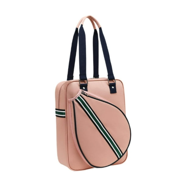 Bolsa decorativa para raqueta de tenis, bolso de hombro de bádminton para mujer, bolsa deportiva para raqueta de tenis Rosa
